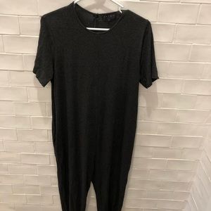 Hatch Walkabout Jumpsuit Charcoal size 1